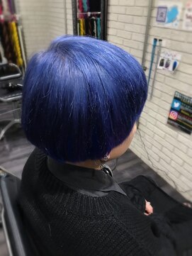 ミミック (mimic) aqua blue×blue&purple　TRICKstyle！