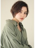 大人可愛い　軽やかなショートボブ