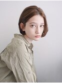 簡単スタイリングスリークボブ/耳かけショート