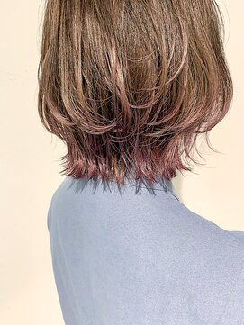 ソーコ 渋谷(SOCO) ＊【AO】ナチュラルレイヤー裾カラーヴェールバイオレット◎