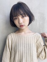 アイティー バイ アルバム 中野店(IT by ALBUM) ワンカールショートボブ_ラベンダーカラーくびれミディ_8305