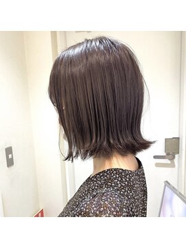 バサ 高田馬場店(BASSA) 外ハネボブ×グレージュ【ｓａｌｏｎｗｏｒｋ】
