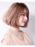 ２０代３０代４０代大人かわいい小顔ひし形ふんわりボブ