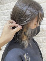 アレンヘアー 富士宮店(ALLEN hair) 韓国風★切りっぱなしインナーカラー