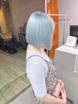 ペレ 渋谷(PELE)&nbsp;YU92_アイスブルー ブリーチ3回~