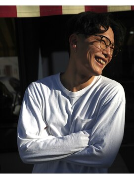 バーバー アカダマ メンズショート