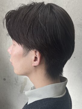 フイ 代々木(Hui) メンズ/アップバング/ツーブロックマッシュ/束感ショート/波巻き