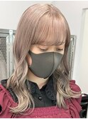 ミルクティーベージュ[ケアブリーチ/ペールベージュ/新宿駅]