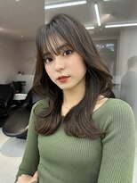 ロンド マーレ 天神大名店(Lond mare) 韓国くびれヘア/フェミニンロング/韓国ヘア/チェリーブラウン