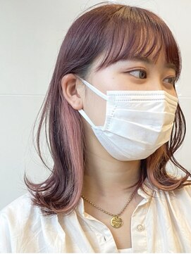 ラ ブレス 梅田茶屋町(LaBless) ピンク/インナーカラー/mahiro[大人可愛い 20代 30代 40代]