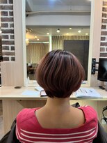 ロク 白楽(rocu)&nbsp;前髪/マチルダボブ/ピンクベージュインナー/グレージュ[白楽駅]