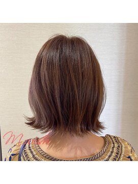 エムウィッシュ(M Wish) 外ハネボブ/くびれヘア/ナチュラルボブ/モテ髪/透明感カラー