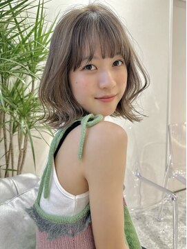 ロンドブルーム 天神大名店(Lond Bloom) 10代20代30代韓国ボブ髪質改善切りっぱなしボブ似合わせカット