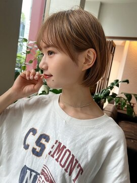 アンバー 池袋(amber) ハイトーンカラー/縮毛矯正/前髪[池袋駅]