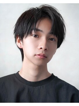 ゼロ 渋谷(XeRo) 爽やかツーブロックマッシュナチュラルコンマバング