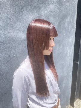 フリー(FREEY) ボルドーカラー×姫カット