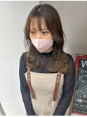 ☆20代30代40代☆韓国レイヤーカット+カーキグレージュ