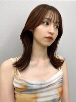 ロンドネートゥル 新潟(Lond naitre)&nbsp;ブラウンカラーのミディアムスタイル（新潟/万代）