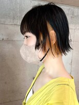 ライラ(Lyla)&nbsp;guest hair イヤリングカラーペールオレンジボブ