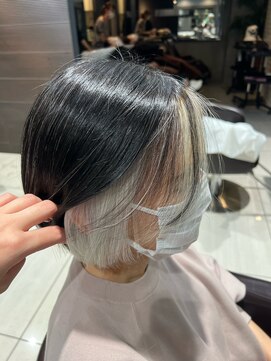 グロー 浦安店(glow) ホワイト系インナーカラー♪♪