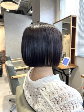 ビス フルール 日暮里店(Vis fleur) 20代30代大人美人小顔ブリーチなし韓国ヘアアッシュブラック
