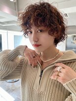 ホロ(hollo)&nbsp;マッシュショートパーマプードルパーマ