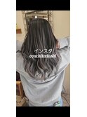 コントラストバレイヤージュ×シルバーグレージュ