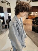くせ毛のマッシュウルフ