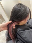 ピンクインナーカラー☆