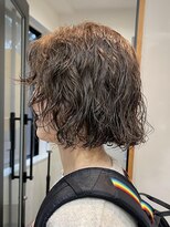 ナループロア ハチ(Nalu pu loa hachi)&nbsp;ボブパーマ/緩めパーマ/ベージュカラー/ウェーブパーマ