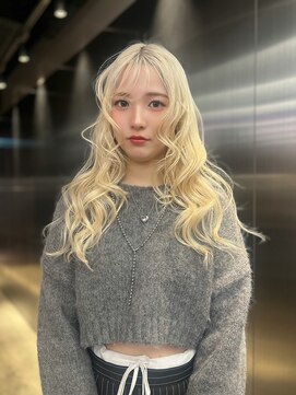 ペレ 栄店(PELE) イメチェン/ホワイトブロンド/外ハネボブ/美髪/栄