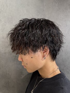 ニコ トウキョウ ヨコハマ(nico) メンズセンターパートニュアンスパーマメンズパーマ