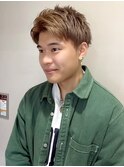 アップバング メンズシュート