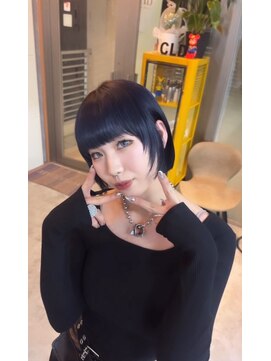 シールドヘアー 沖縄 新都心(C'LD Hair) ブルーブラックカラー/那覇美容室/おもろまち美容室