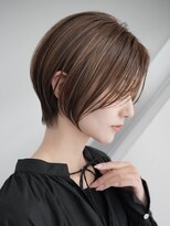 表参道白髪ぼかし髪質改善カラーウルフショートボブ40代50代60代