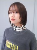 【La fith】レイヤーカット×シースルーバング×ショートボブ