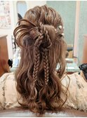 カチモリ☆ハーフアップ
