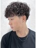 (山口指名)メンズカット×プードルパーマ[メンズカット/メンズパーマ]