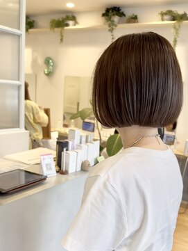 コノアラボ 守谷店(Conoah labo) くびれヘア/アプリコットオレンジ/ハイライトカラー/守谷/白髪