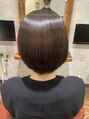 ヘアーメイク ジェルム(HAIR MAKE germe) ショートの方も乾かすだけで自然な丸さのある艶髪に。