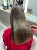 桑名ロングレイヤーカットハッシュカット透明感カラー重めロング