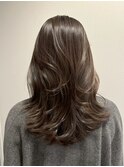 暗めカラー/グランマッシュ[レイヤーカット/髪質改善/銀座]