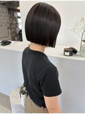 切りっぱなしボブ