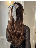【#新宿美容室#ワンホンメイク#羽エクステ#ヘアアレンジ】