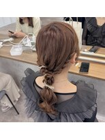 リミットバイアフィナー 大宮店(limit by Afinar) 編みおろしヘア