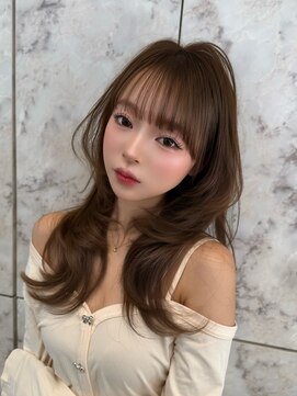 シーシンジュク 新宿南口(Sea shinjuku) 大人ガーリー×ダークアッシュ[似合わせカット/ミディアム]