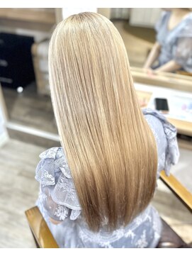 ラウラアンドロー(LAURA&RO) ミルクティーベージュダブルカラーインナーカラーケアブリーチ