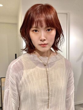 レイヤーカット/ミディアムボブ