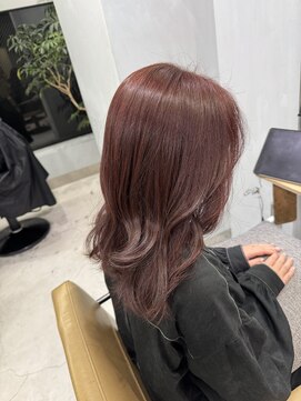 フィルムス 田町芝浦(FILMS) ブリーチなしダブルカラーでつくる暖色カラー