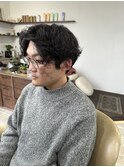 グランジパーマ×メンズ7:3パート